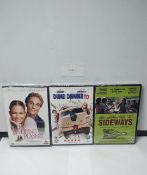 Job Lot of 3 DVD, The Wedding Planner, Dumb and Dumber To, Sideways. Est £20
