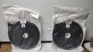 2 Cat 8 Ethernet Cables. Est £20 - Q2-BOX 84