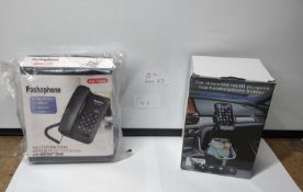 Lot of 2 Items To Include A Pashaphone. Est £30 - Q2-BOX 83