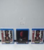 Job Lot of 3 Blue Ray, BluRay DVDs. Est £20 - Q2-BOX 84