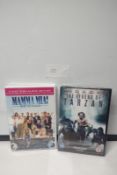 Job Lot of 2 Disc Mamma Mia and The Legend of Tarzan DVD. Est £20