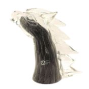V Nason & Co Murano Italy Large Horse Head Sculpture c.1980's