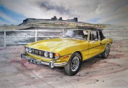 Share Vintage Iconic Triumph Stag 