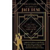 Jack Rose Swinging 1920's American Art Deco Cocktail Large Metal Wall Art