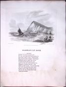J.M.W Turner “Dover Shakespeare Cliff” Views from a Southern Coast Rare Engraving-51