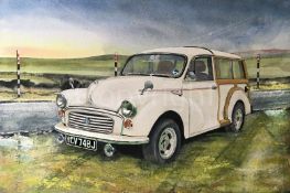 Morris 1000 Minor Traveller Nostalgic Classic Large Metal Wall Art