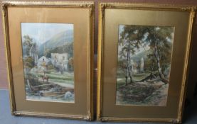 Pair of Victorian Watercolours by Henry Pope (British, 1843–1908)