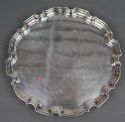 Vintage Elkington Silver Plated Footed Serving Tray