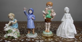 Collection of 4 Royal Worcester Figurines