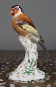 Royal Worcester Porcelain Goldfinch Figure, Model 2667