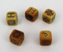 Early 20th c. Bakelite Poker Dice