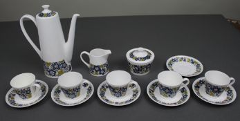 Vintage Royal Tuscan “Nocturne” Fine Bone China Coffee Service