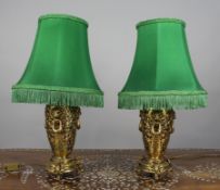 Pair of 19th Century French Ormolu Table Lamps