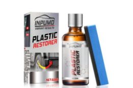 10 x Back To Black Trim Restorer, Car Plastic Restorer L3a