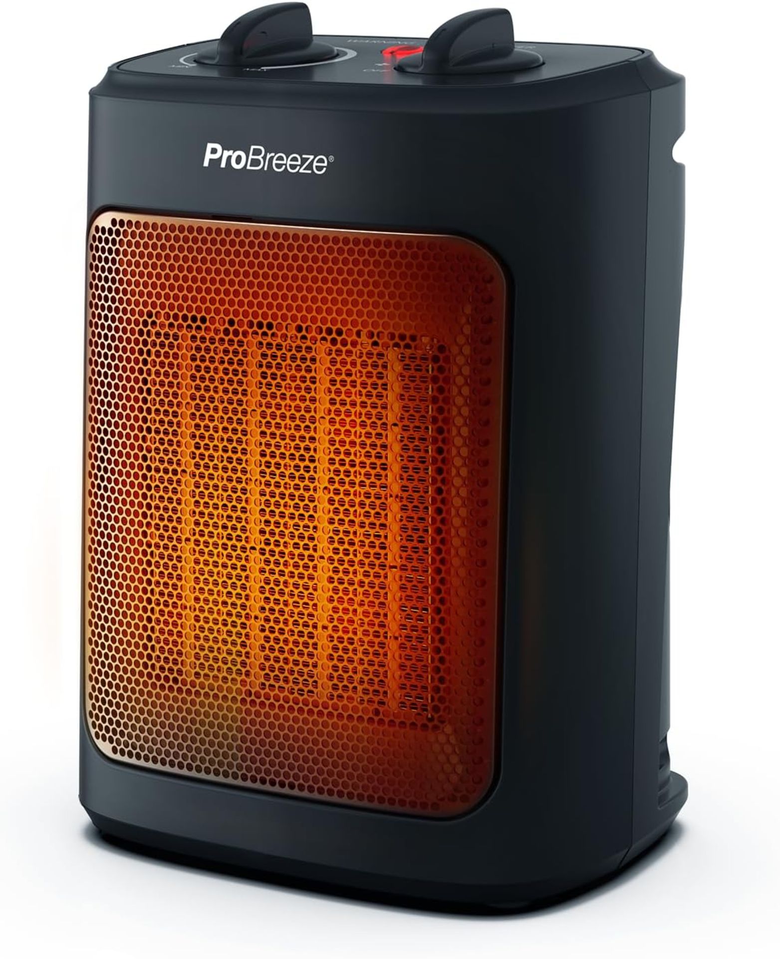 Pro Breeze 2000W Mini Ceramic Fan Heater - 3 Heat Settings RRP £44.99 L26