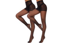 38 x 2 Pairs Women's Sheer Tights - 20D Control Top RRP £464.74 L27b