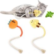 20 x 2 Pack Bite-Resistant Catnip Toy For Bored Indoor Cats L13c