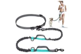 5 x Hands Free Dog Leash With Adjustable Waist L12c