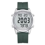 Pedometer Watch Green Strap RRP £36.99 L10a