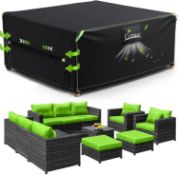 Outdoor Garden Furniture Cover Waterproof 242 x 182 x 100cm L23b