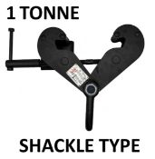 1 TON BEAM CLAMP WITH SHACKLES