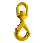 4 X 7MM GRADE 8 SWIVEL SELF LOCKING SAFETY HOOK