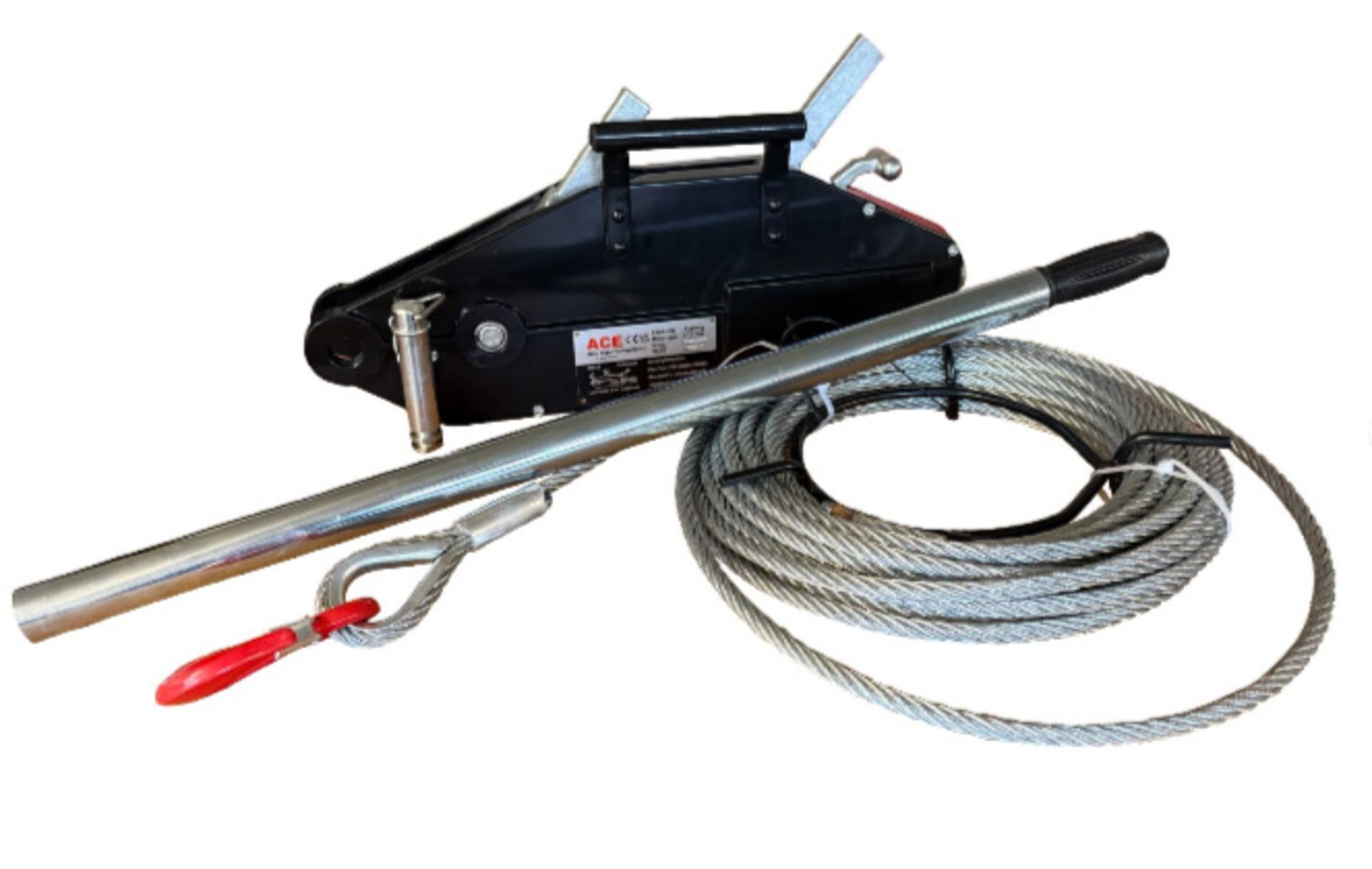 1600KG ACE ROPE HOIST WITH 20 METRE ROPE