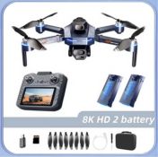 GT8 Drone 8K Professional Dual Camera GPS FPV Brushless Motor Optical Flow Hovering Folding