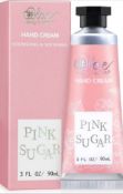 2 x Pink Sugar Hand Cream Moisturiser 4 Dry Hands, Shea Butter Vitamin E Enriched