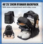 2025 New Travel Backpack – Your Ultimate Carry-On Companion! - Black Ryanair EasyJet
