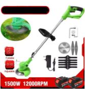 21V Cordless Grass Trimmer – 3-In-1 Electric Strimmer & Garden Edger
