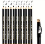 12PCS Eyebrow Pencil Set With Sharpener—The Ultimate Eyebrow Tool Kit