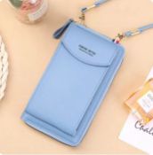 Mobile Phone Bag, Fashionable Large Capacity Double-Layer Wallet, Multifunctional Women's Crossbo...
