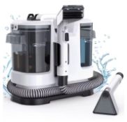 15kPa Ultra-Power Carpet & Upholstery Cleaner – XL Dual Tanks, Deep Clean & Fast Drying