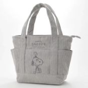Disney x Snoopy Corduroy Tote – The Perfect Blend of Cute & Casual! Grey