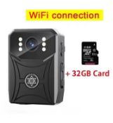 4K Mini Body-Worn Camera – Wi-Fi, Loop Recording, Long Battery