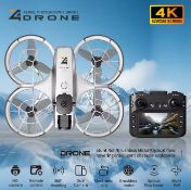 2.4G 4K Dual-Lens Brushless Drone – 4.3