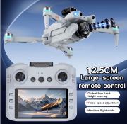 New Mini Drone HD Camera Remote Control With Screen Intelligent Obstacle Avoidance Brushless Moto...