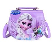 Disney Frozen Elsa Shoulder Bag Kids Crossbody Handbag Kindergarten Purple