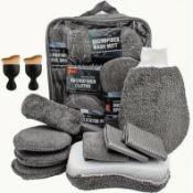 11-Piece Car Cleaning Kit – Complete Interior & Exterior Care Set