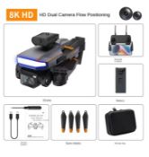 Pro Drone 8K GPS HD Photography Camera Optical Flow Positioning Obstacle Avoidance