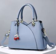 Elevate Your Look With The Trendy Fashion Handbag! Designed For The Modern, Stylish Woman - Blue