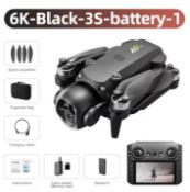 4.3-Inch Screen Brushless Drone with 4K/6K/8K Dual Camera – Optical Flow Positioning