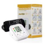 Upper Arm Automatic Blood Pressure Monitor Digital BP Sphygmomanometer With Accurate Arterial Mea...