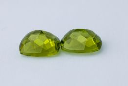 Peridot 2.37 & 2.40 Ct (Pair)