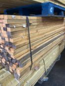 Huge pallet of 440 rough sawn 2inch x 1 inch @2.1m