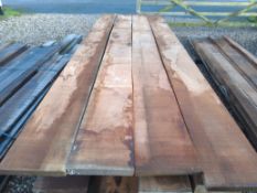 4x Hardwood Dry Sawn Timber African Sapele Boards / Planks