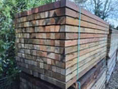 25x Softwood Sawn Mixed Larch / Douglas Fir Timber Posts