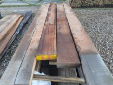5x Hardwood Dry Sawn Timber African Sapele Boards / Planks