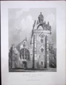Kings College Galloway Scotland Antique 152 Years-Old Engraving-15